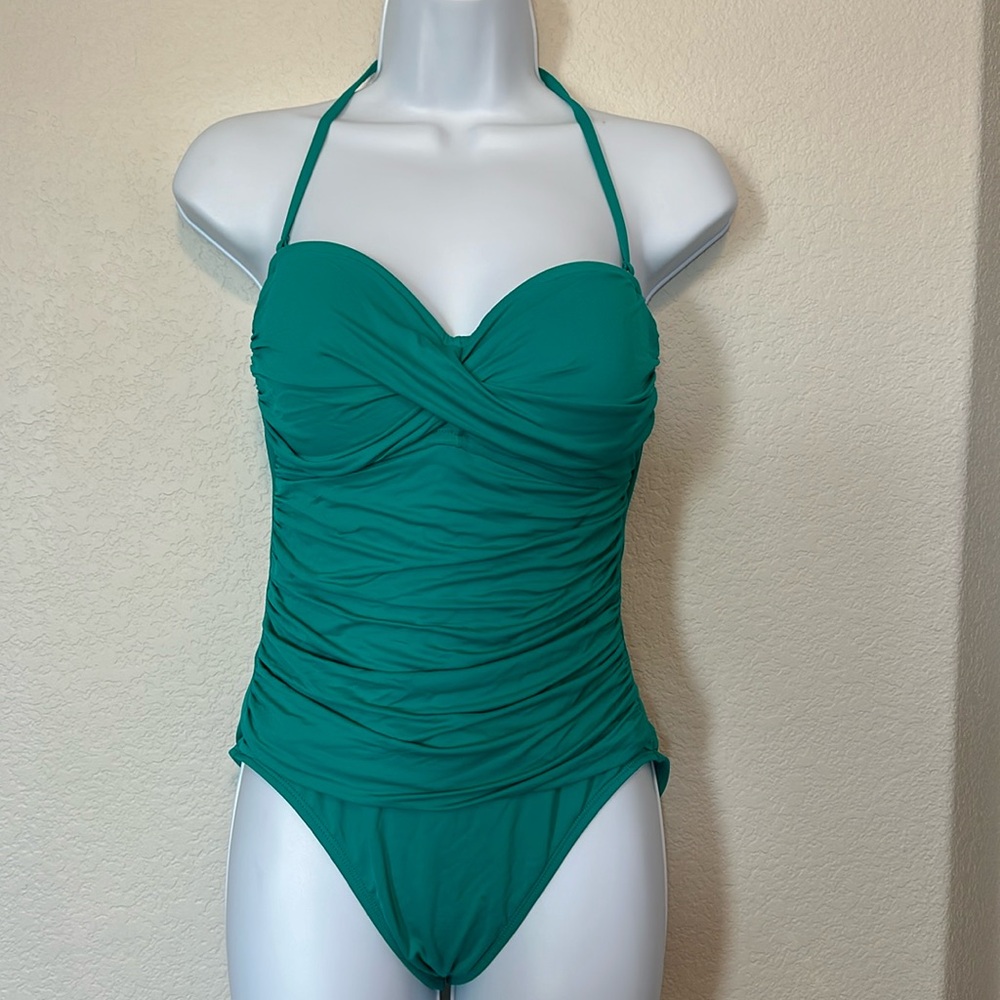 La Blanca Bandeau One Piece Swim Suit